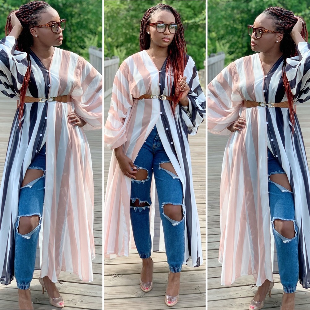Maxi Dress and Duster! 🔥